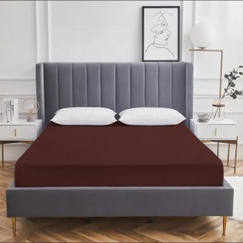 Sale Active 5 x 6 Feet Queen Size Waterproof Terry Cotton Mattress Protector – 72 x 60 Inches, Brown | Hypoallergenic & Breathable Sale Active 5 x 6 Feet Queen Size Waterproof Terry Cotton Mattress Protector – 72 x 60 Inches, Brown | Hypoallergenic & Breathable